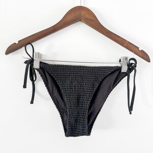 Black String Bikini Bottom